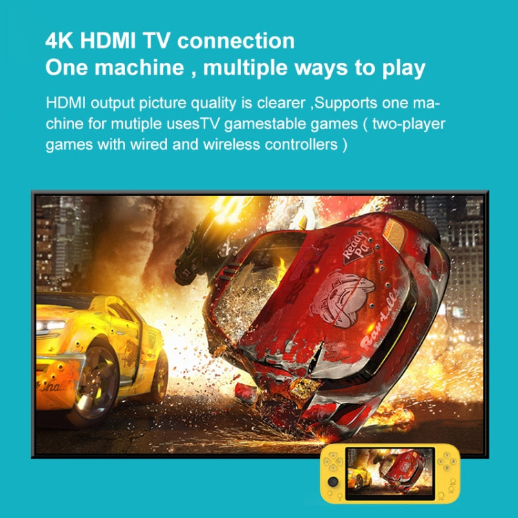 X20 LIFE Classic Games Handheld Game Console with 5.1 inch Screen & 8GB Memory, Support HDMI Output