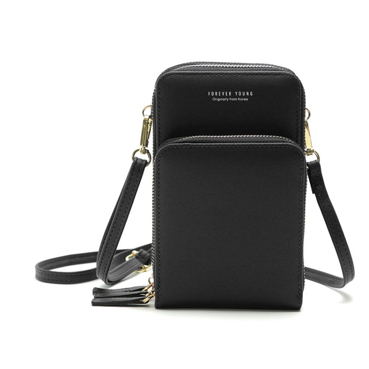 Ladies Mobile Phone Bag PU Vertical Large Capacity Mobile Phone Single-Shoulder Messenger Bag My Store