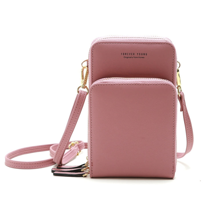 Ladies Mobile Phone Bag PU Vertical Large Capacity Mobile Phone Single-Shoulder Messenger Bag My Store