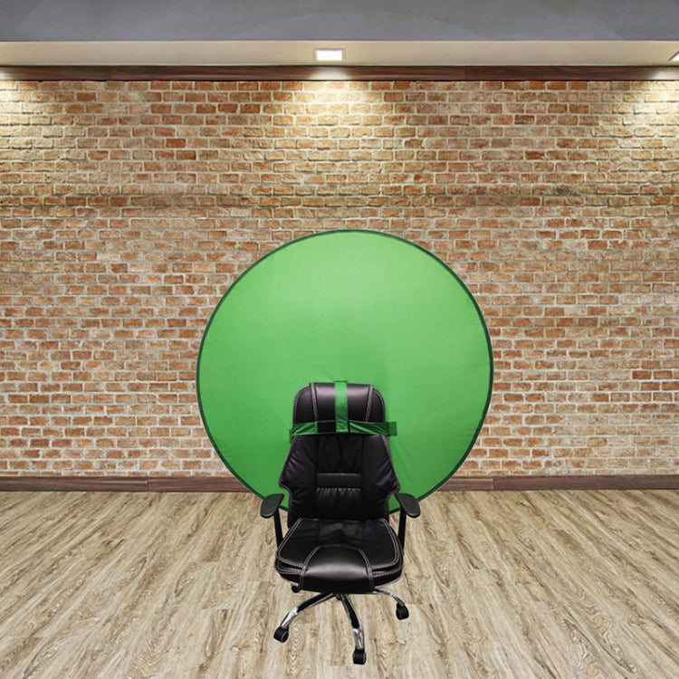 EY-068 Green Background Cloth Folding ID Photo Green Screen Video Backdrop Board For E-Sports Chair