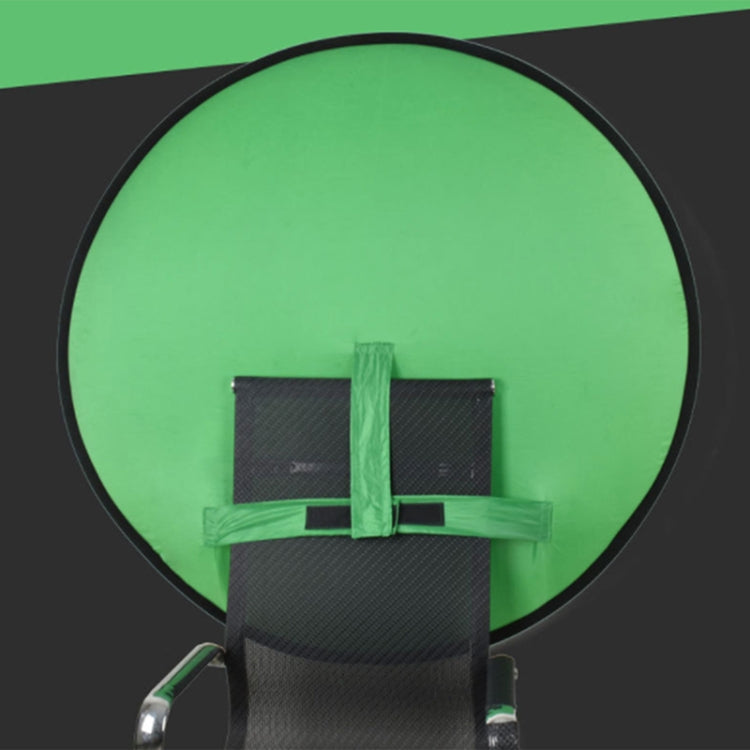 EY-068 Green Background Cloth Folding ID Photo Green Screen Video Backdrop Board For E-Sports Chair