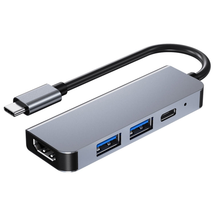 BYL-2011 4 In 1 USB-C / Type-C To 4K HDMI + USB 3.0 + USB 2.0 + PD USB-C / Type-C Charging Ports Multifunctional HUB Docking Station My Store