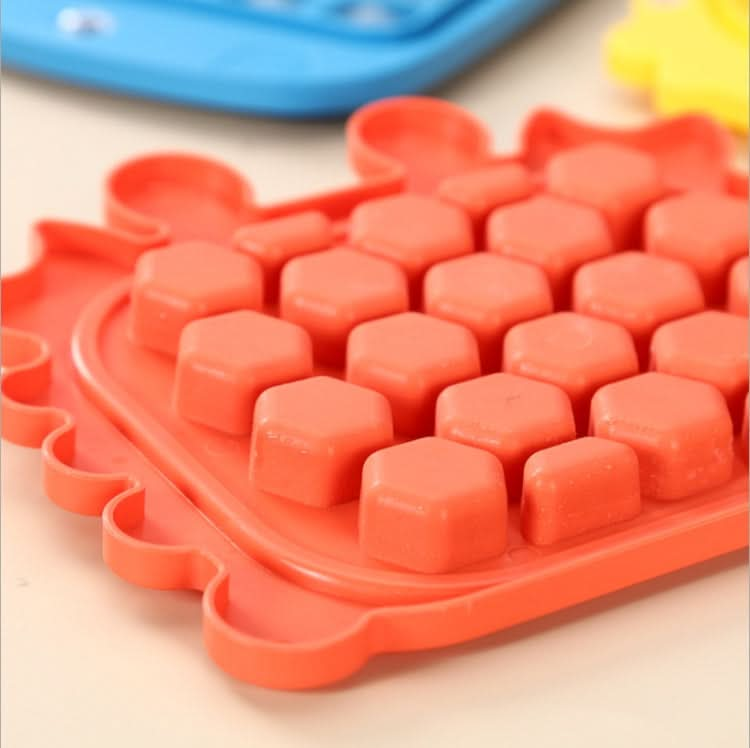 Children Silicone Ice Tray Homemade Ice Cream Mold, Specification: Robot (Red) Reluova