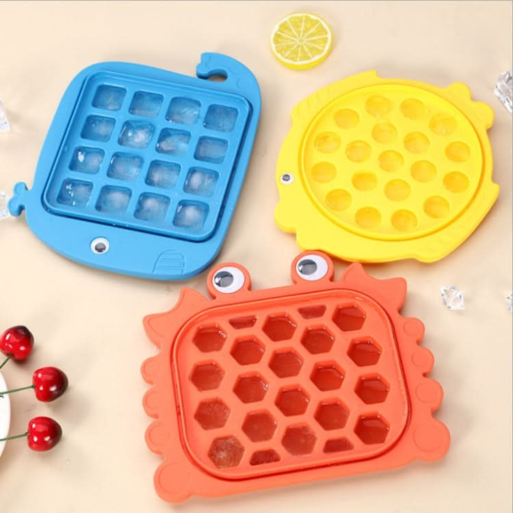 Children Silicone Ice Tray Homemade Ice Cream Mold, Specification: Robot (Red) Reluova