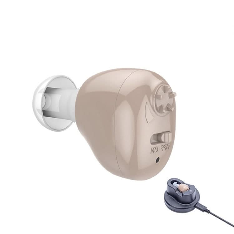 Z-12 Rechargeable In-Ear Sound Amplifier Hearing Aid with USB Cradle Charger Reluova