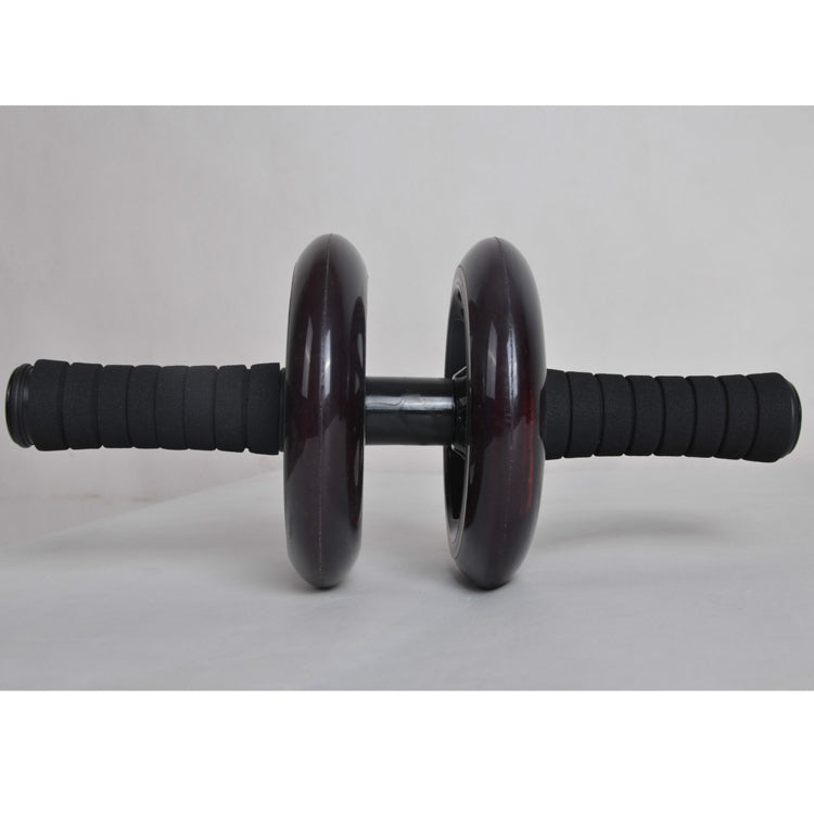 SHANLIAN PU Abdominal Wheel Double-Wheel Abdominal Wheel Mute Exercise Fitness Roller with Kneeling Pad Reluova