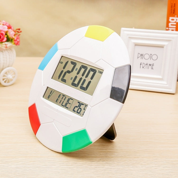 3888 Calendar Electronic Wall Clock LCD Round Wall Clock My Store