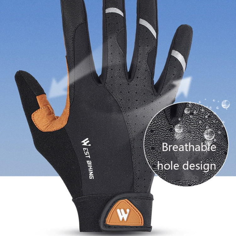 WEST BIKING YP0211197 Full-Finger Shock-Absorbing Anti-Skid Motorcycle Bike Gloves Riding Equipment Reluova