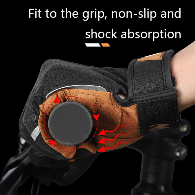 WEST BIKING YP0211197 Full-Finger Shock-Absorbing Anti-Skid Motorcycle Bike Gloves Riding Equipment