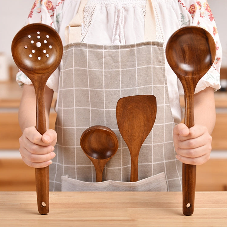 Non-Stick Pot Wood Shovel Teak Cooking Pot Shovel Tableware Reluova