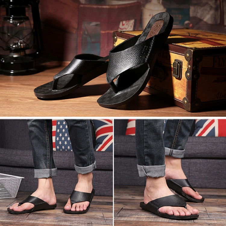 1 Pair Summer Outdoor Beach Sandals Men Wear-Resistant PVC Slippers