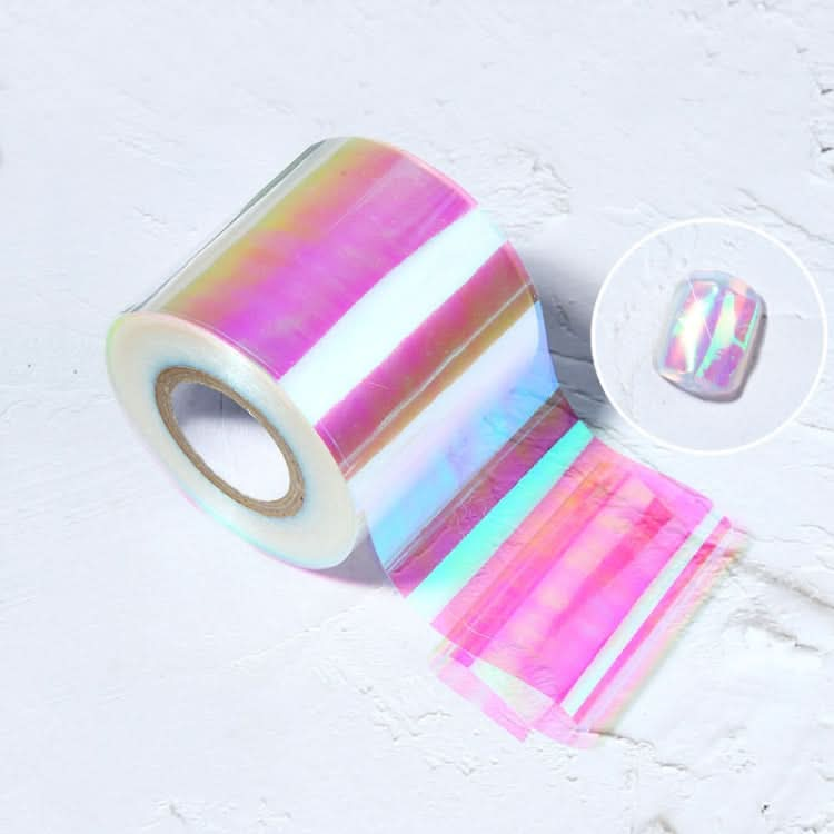 Ice Cube Nail Art Accessories Nail Art Aurora Colorful Cellophane Reluova