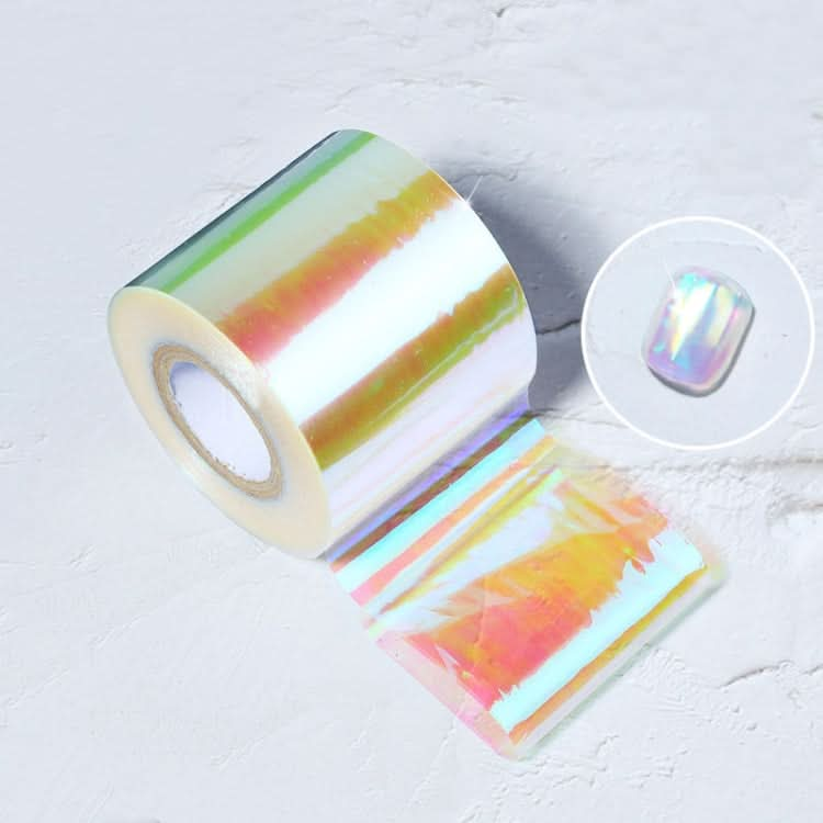 Ice Cube Nail Art Accessories Nail Art Aurora Colorful Cellophane Reluova