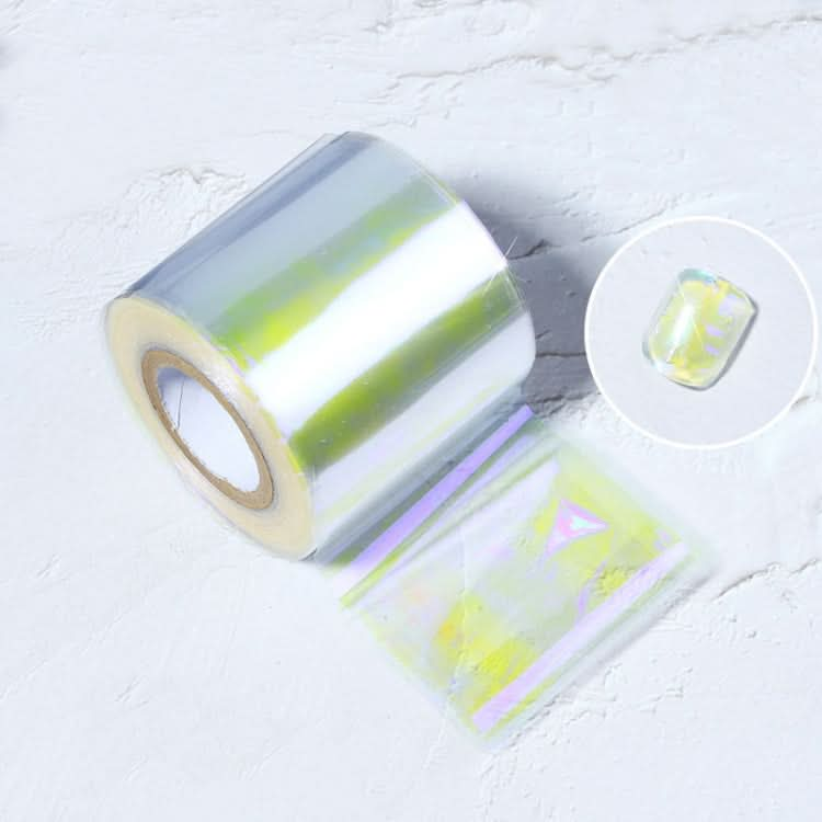 Ice Cube Nail Art Accessories Nail Art Aurora Colorful Cellophane Reluova