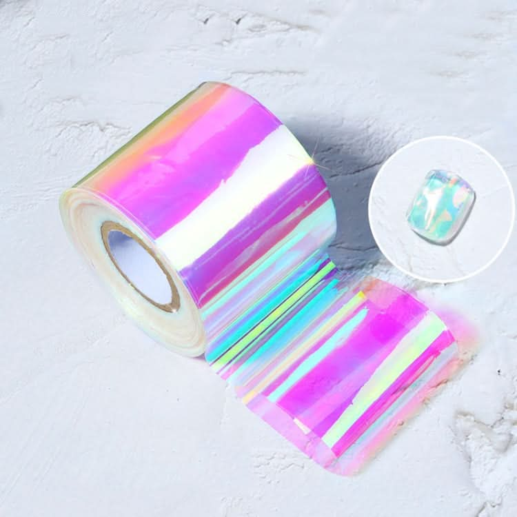 Ice Cube Nail Art Accessories Nail Art Aurora Colorful Cellophane Reluova