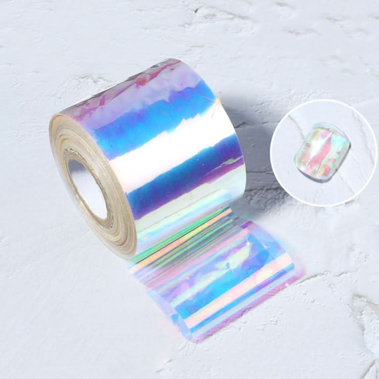 Ice Cube Nail Art Accessories Nail Art Aurora Colorful Cellophane Reluova