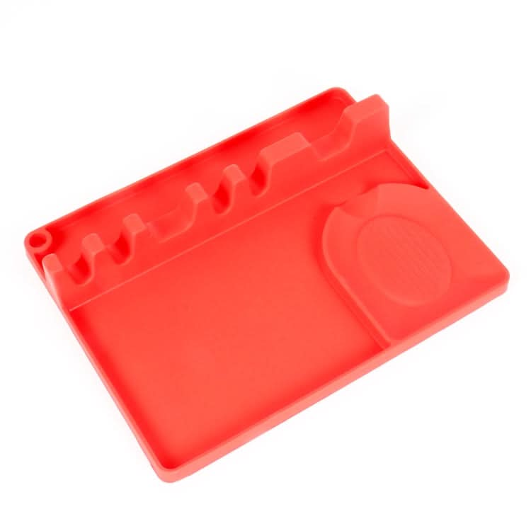 2 in 1 Kitchen Silicone Spoon Holder Shelf-Reluova