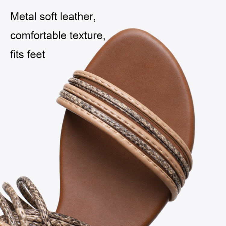 Women Summer Sandals Roman Style Flat Shoes Seaside Beach Shoes