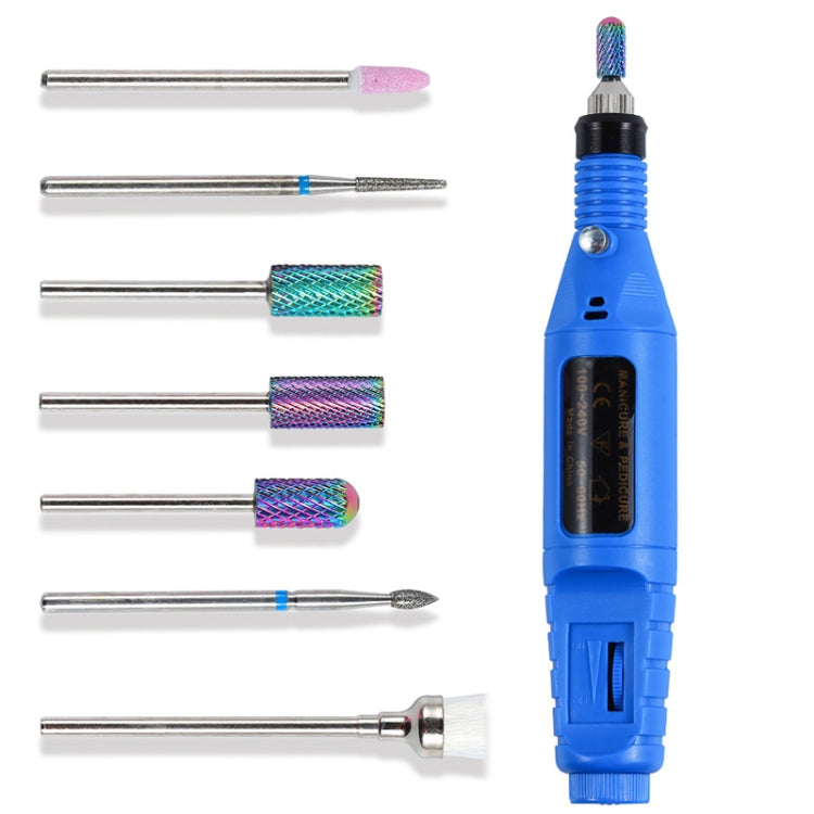 Ceramic Tungsten Steel Alloy Nail Strip Tool Set Grinding Machine Grinding Brush Polishing Tool Reluova