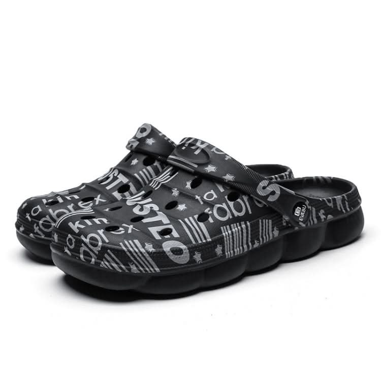 Spring And Summer Men EVA Casual Breathable Sandals Letter Beach Shoes Slippers Reluova