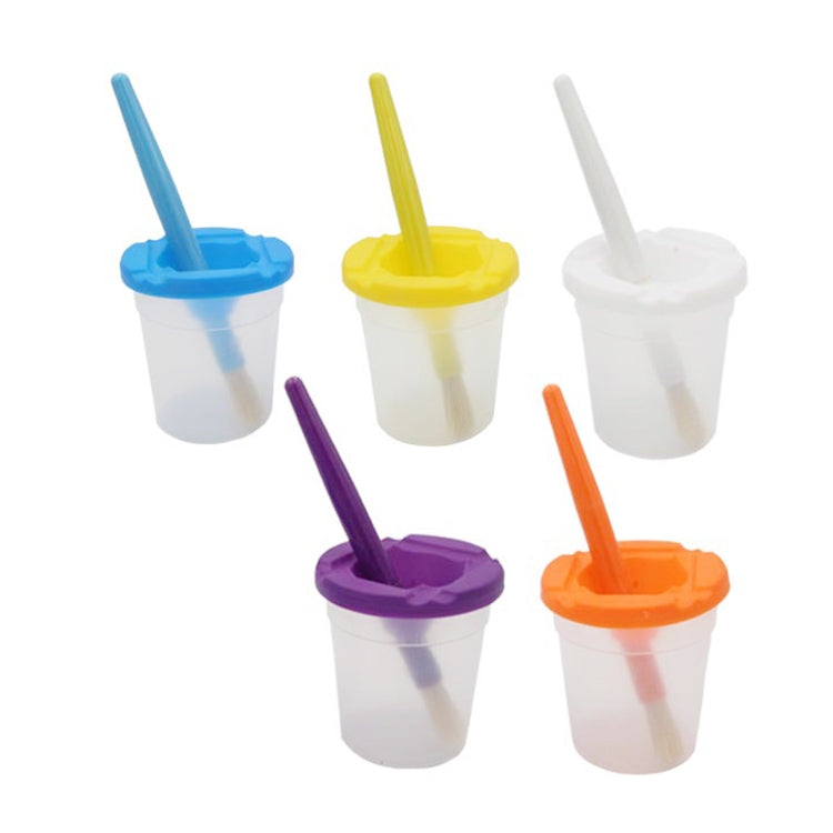 Children Plastic Pen Cup Bristles Graffiti Painting Brush Set My Store