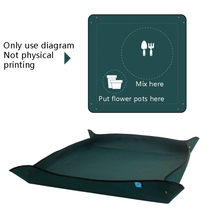 Balcony Green Planting Pots Change Soil Operation Floor Mats Home Planting Mix Soil Shifting Water Seepage Mat My Store