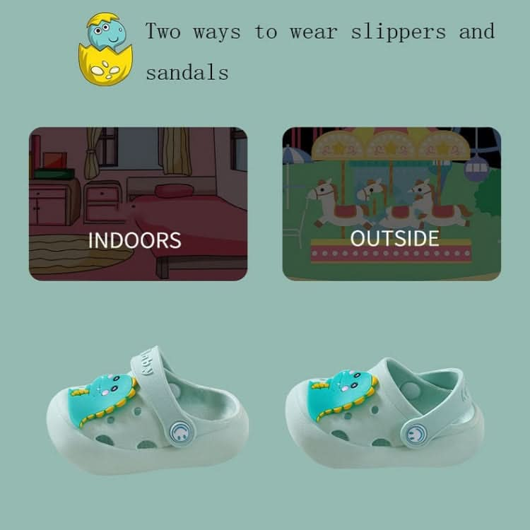 Non-Slip Soft Bottom Hole Slippers For Children Reluova