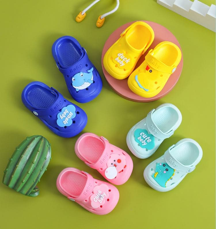 Non-Slip Soft Bottom Hole Slippers For Children Reluova