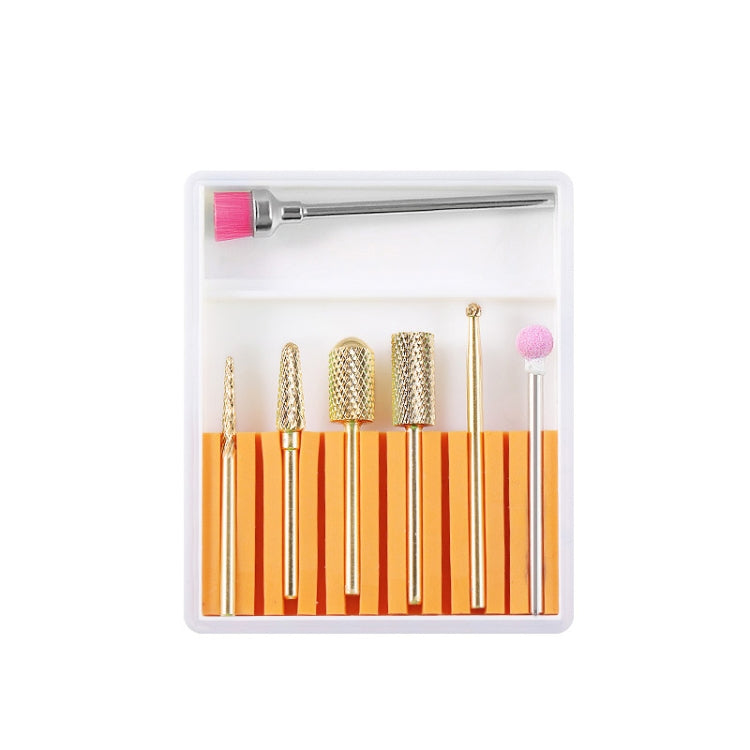 Nail Art Ceramic Tungsten Steel Alloy Grinding Heads Set Grinder Polishing Tool Reluova