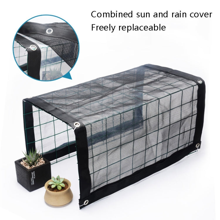 Rainproof Awning Thermal Insulation Round Wire Mesh Flower Stand Sun Shed My Store