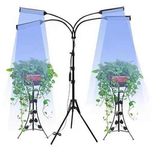 USB 40W 12V LED Plant Growth Supplement Light With RF Remote Control Floor Folding Tripod Without Power Adapter, Style: Square Version My Store