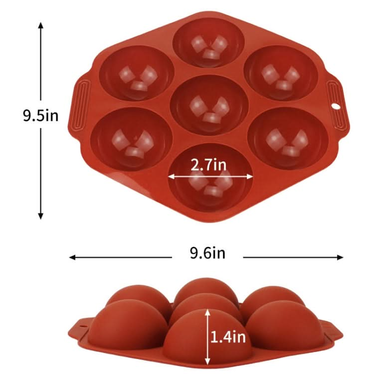 Semicircle Silicone Cake Mold Chocolate Bomb Mold Reluova