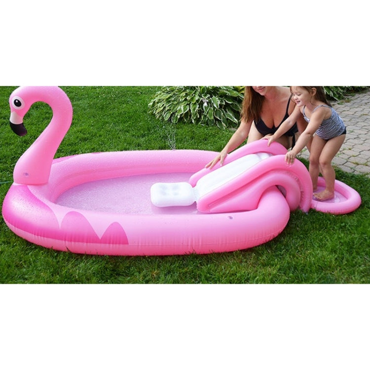 Home Large Cartoon Animal Drama Pool Water Spray Inflatable Swimming Pool Slide Pool