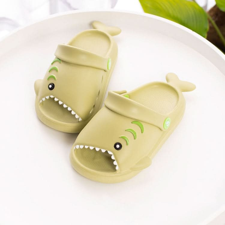 EVA Light Bottom Non-Slip Small Shark Slippers For Children Reluova