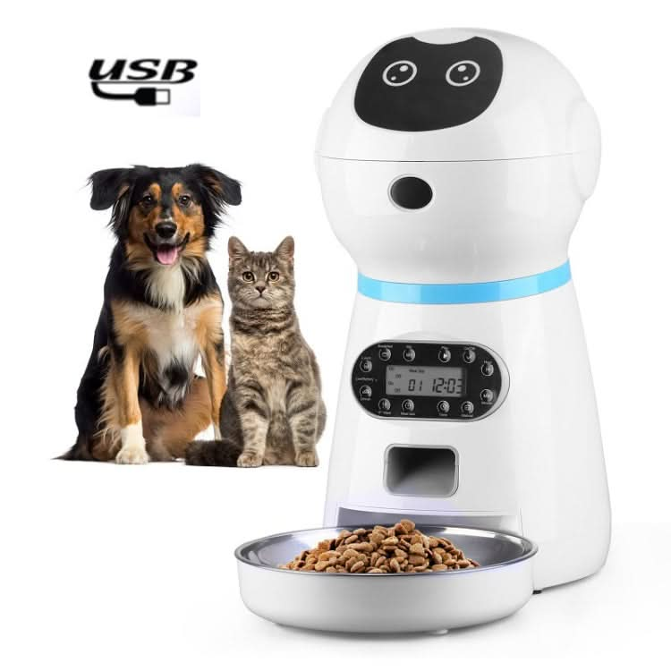 Pet Auto Feeding Intelligent Feed Stainless Steel Food Dish - Reluova