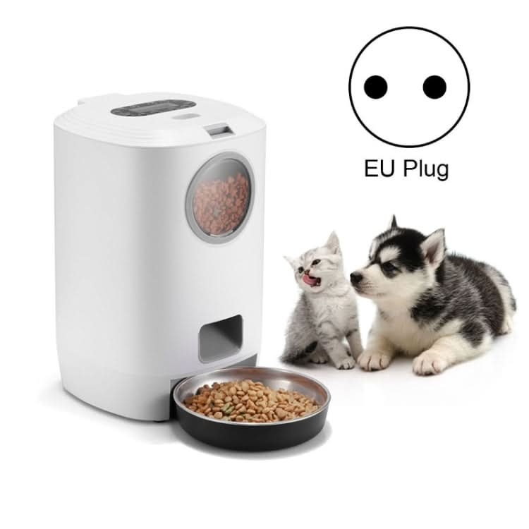 4.5L Smart Pet Cat Dog Bowl Food Automatic Dispenser Feeder  With Timer Auto Electronic Feeder With Metal Food Tray - Reluova