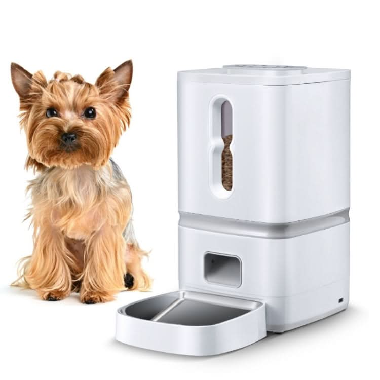 7L Smart Pet Feeder Timed Quantitative Large Window Cat And Dog Food Dispenser, Plug Type: EU Plug - Reluova