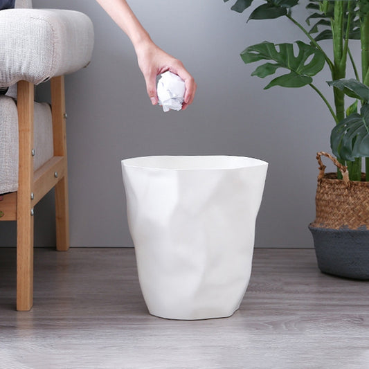 Creative Foldable Household Lidless Plastic Trash Can Reluova