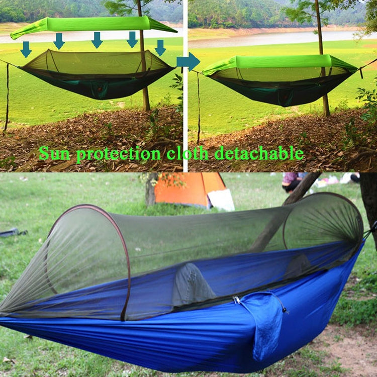 Parachute Cloth Anti-Mosquito Sunshade With Mosquito Net Hammock Outdoor Single Double Swing Off The Ground Aerial Tent