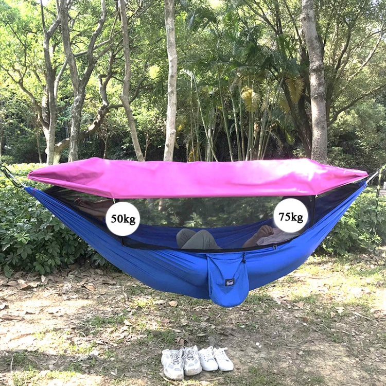 Parachute Cloth Anti-Mosquito Sunshade With Mosquito Net Hammock Outdoor Single Double Swing Off The Ground Aerial Tent