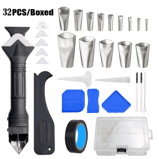 32 PCS / Set Metal Scraper Nozzle Application Polishing Grout Scraping Beauty Sewing Tools My Store