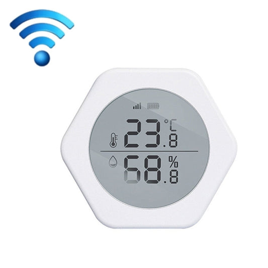 LQ-WS1 Tuya Smart Home Indoor Wireless Control Temperature And Humidity Sensor