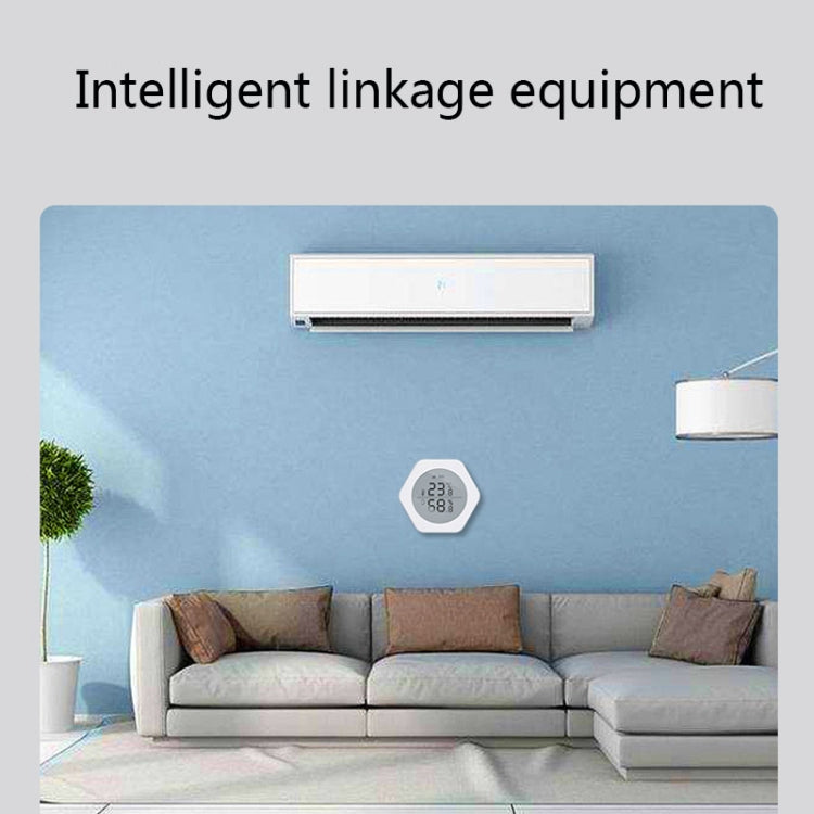 LQ-WS1 Tuya Smart Home Indoor Wireless Control Temperature And Humidity Sensor