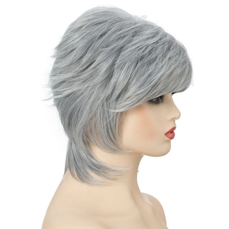 Short Hair Female Wigs Fluffy Fiber Set Reluova