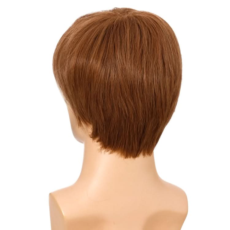 Men Realistic Natural High Temperature Wire Short Wigs Reluova