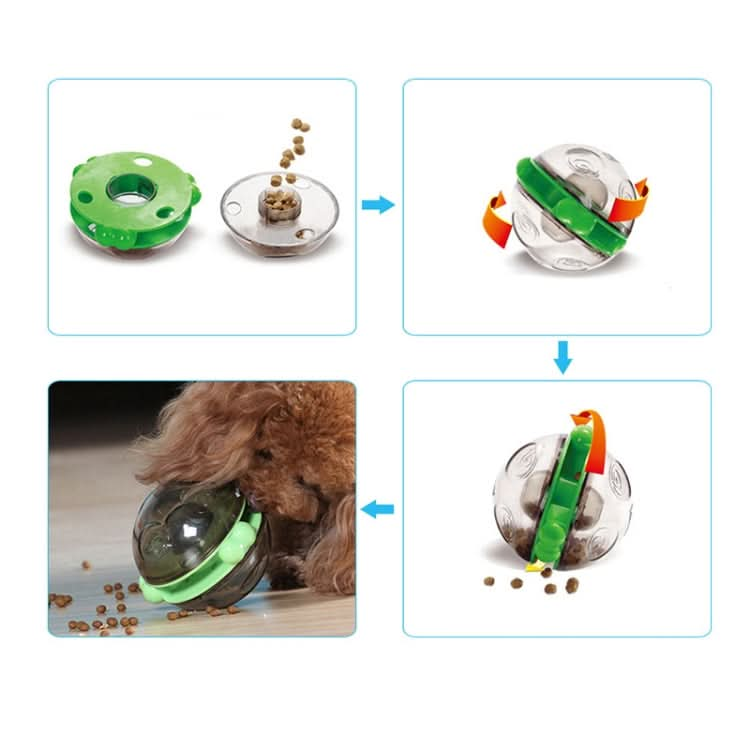 Pet PC Plastic Cat Dog Puzzle Non-Tumbler Leakage Ball  Toys - Reluova