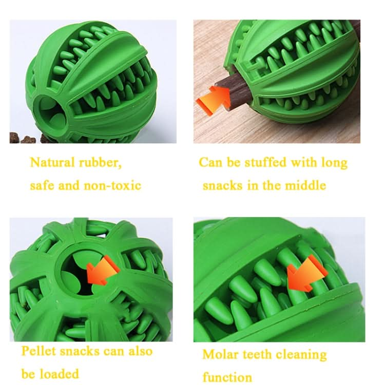 Pet Toy  Cartoa Toy Pet Leaking Ball Mill Rubber Toy Cleansing Ball - Reluova