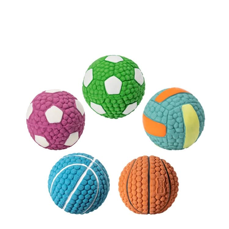 Dog Toy Latex Dog Bite Sound Ball Pet Toys - Reluova