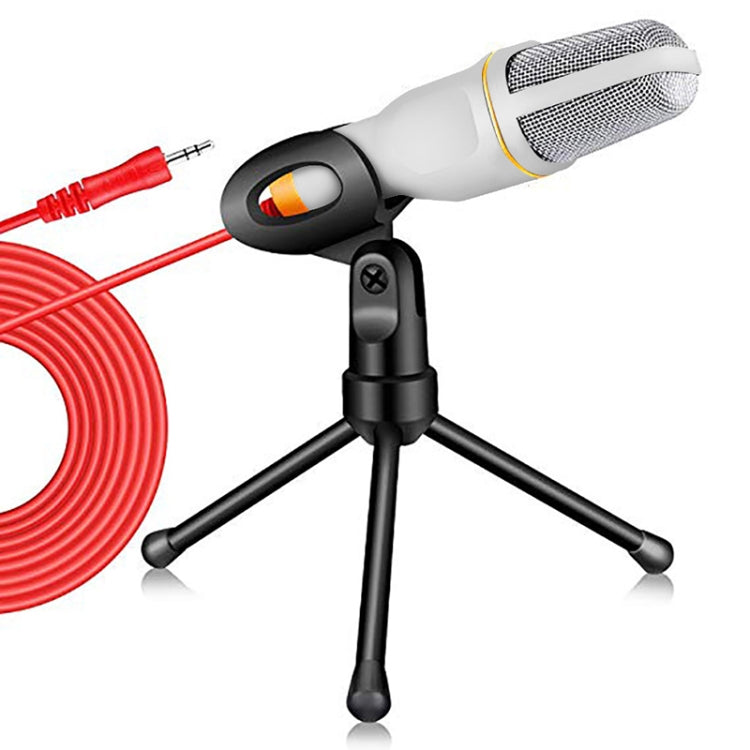 SF-666 Computer Voice Microphone With Adapter Cable Anchor Mobile Phone Video Wired Microphone With Bracketcket