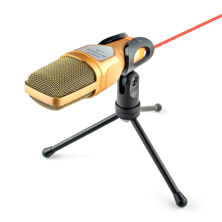 SF-666 Computer Voice Microphone With Adapter Cable Anchor Mobile Phone Video Wired Microphone With Bracketcket